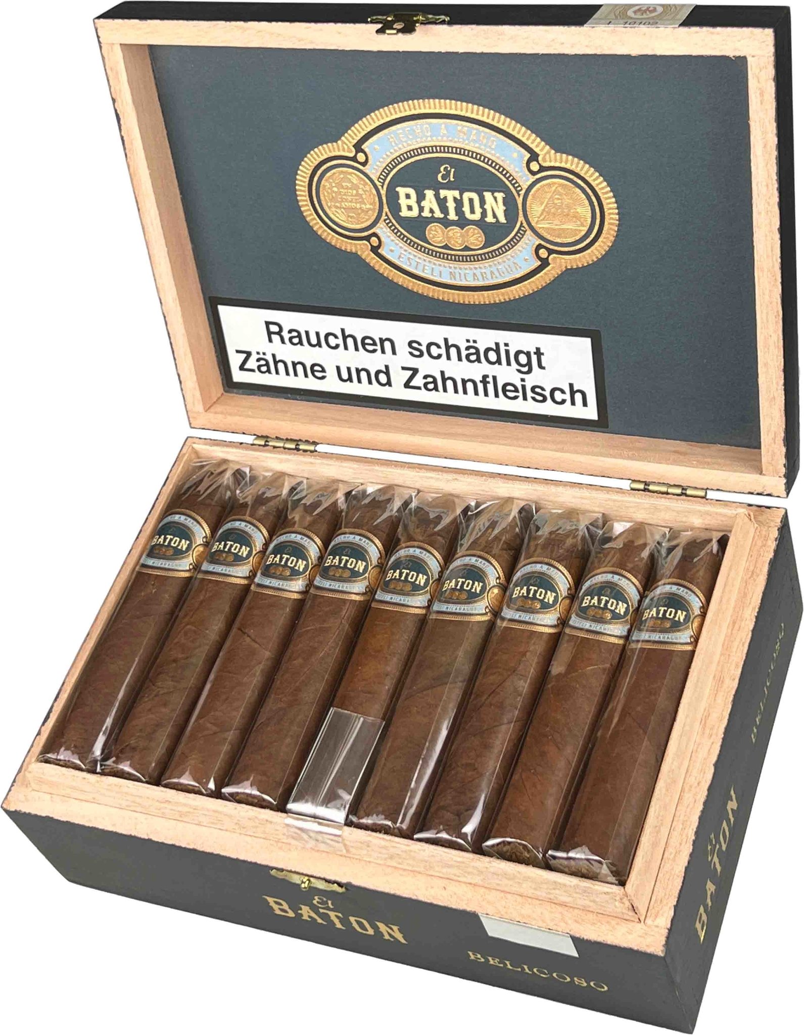 El Baton Belicoso Kiste offen