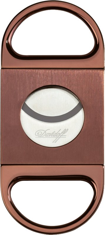 Davidoff Doppelklingen Cutter Edelstahl - gebürstet braun (117478) Detailbild