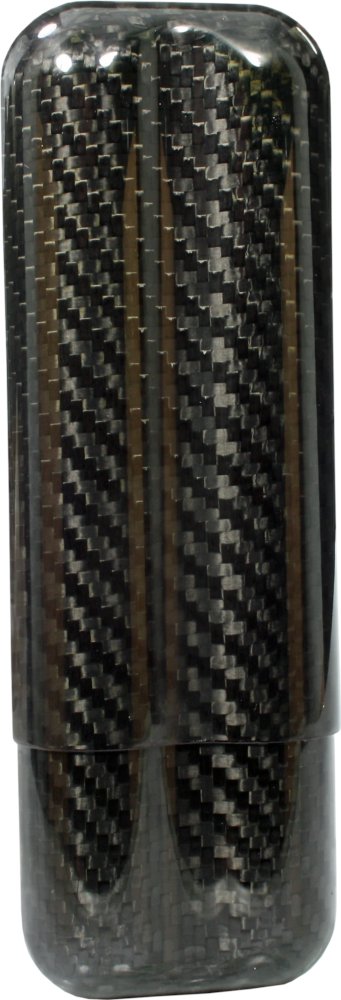 Magic Carbon Etuis 2er Robusto - Churchill (MA ZE 2) - schwarz