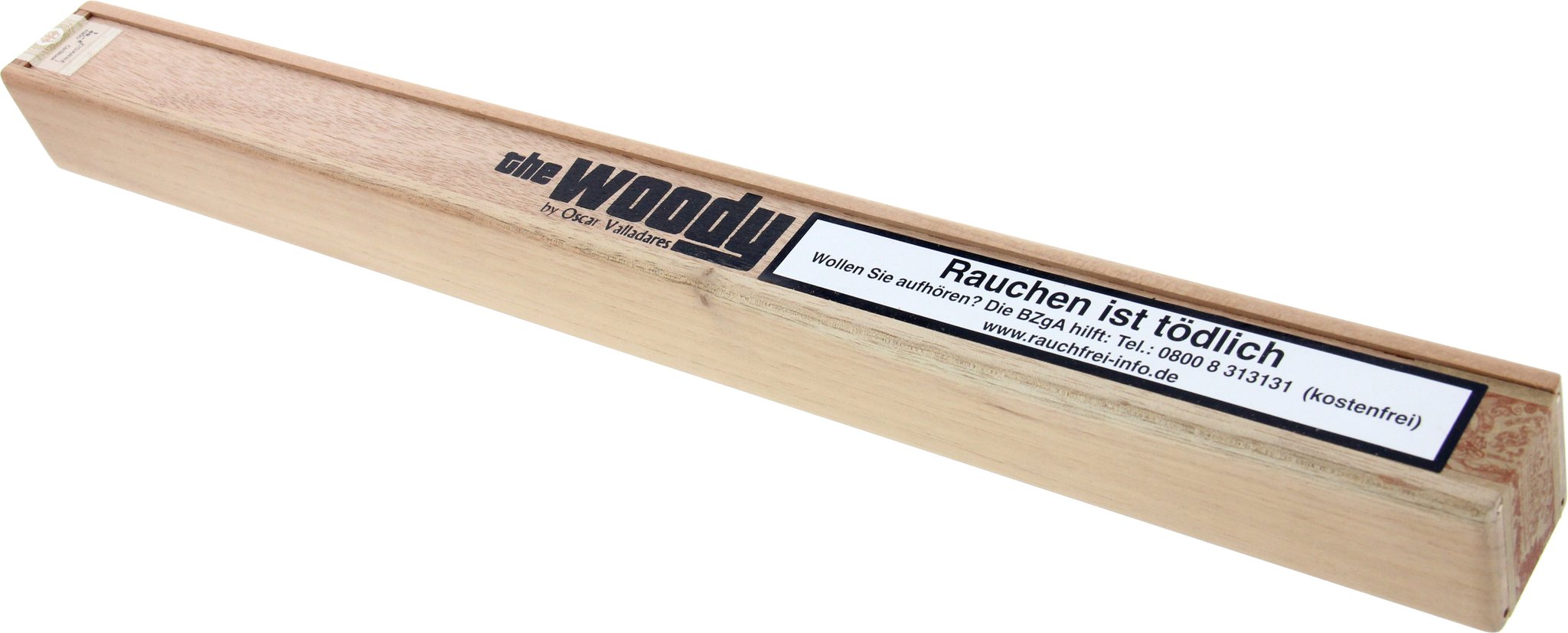 Oscar Valladares The Leaf The Woody (1er Holzkiste) Kiste schräg