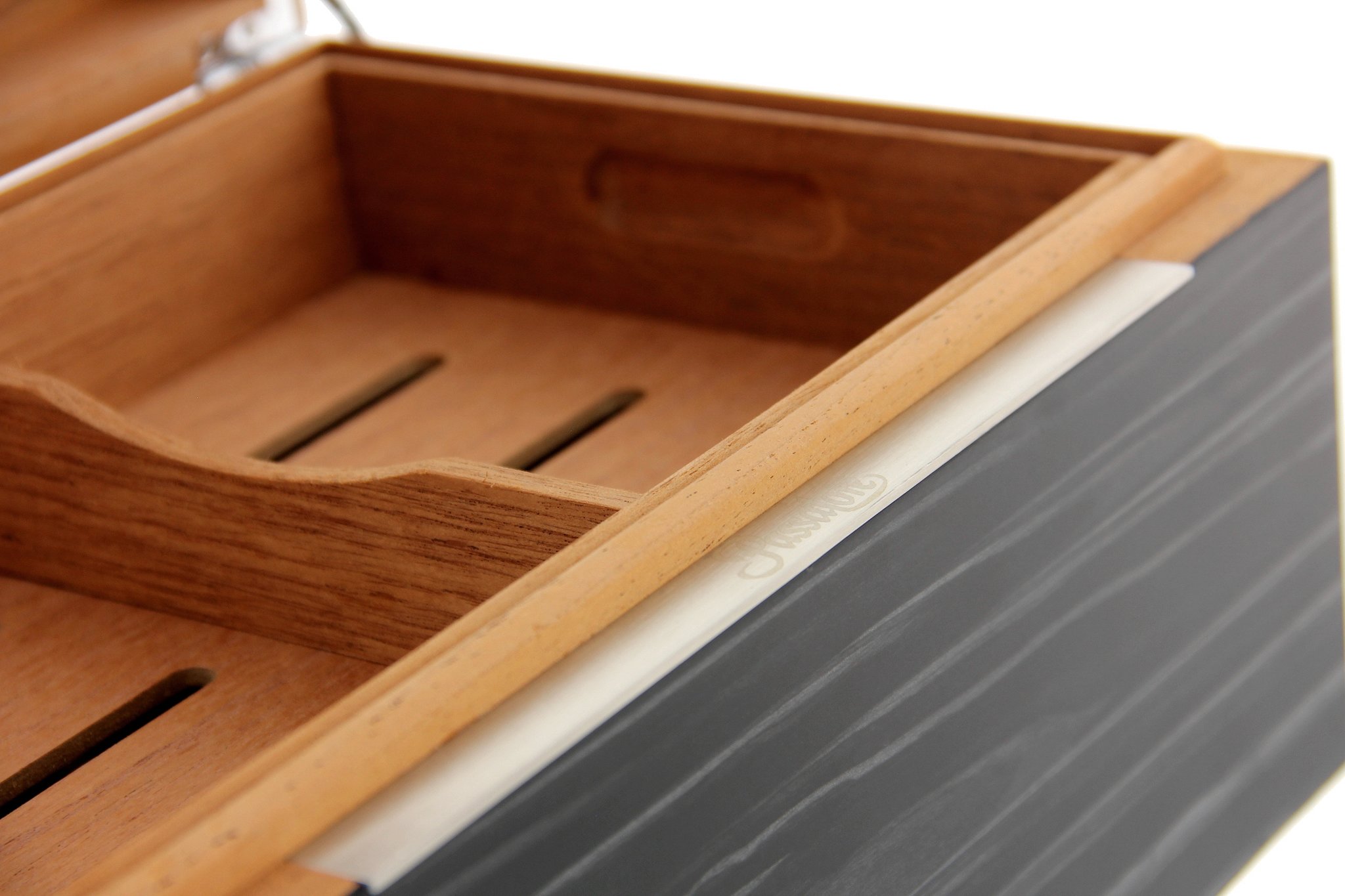 Passatore Humidor schwarz für 50 Zigarren (562213) Gravur