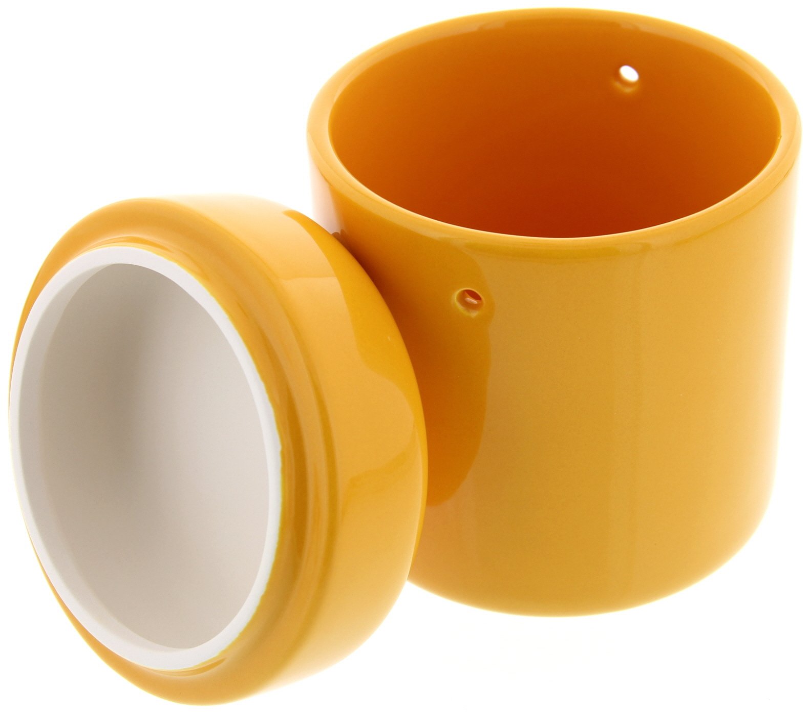 Guy Janot Tabaktopf Keramik gelb (11071) Detailbild