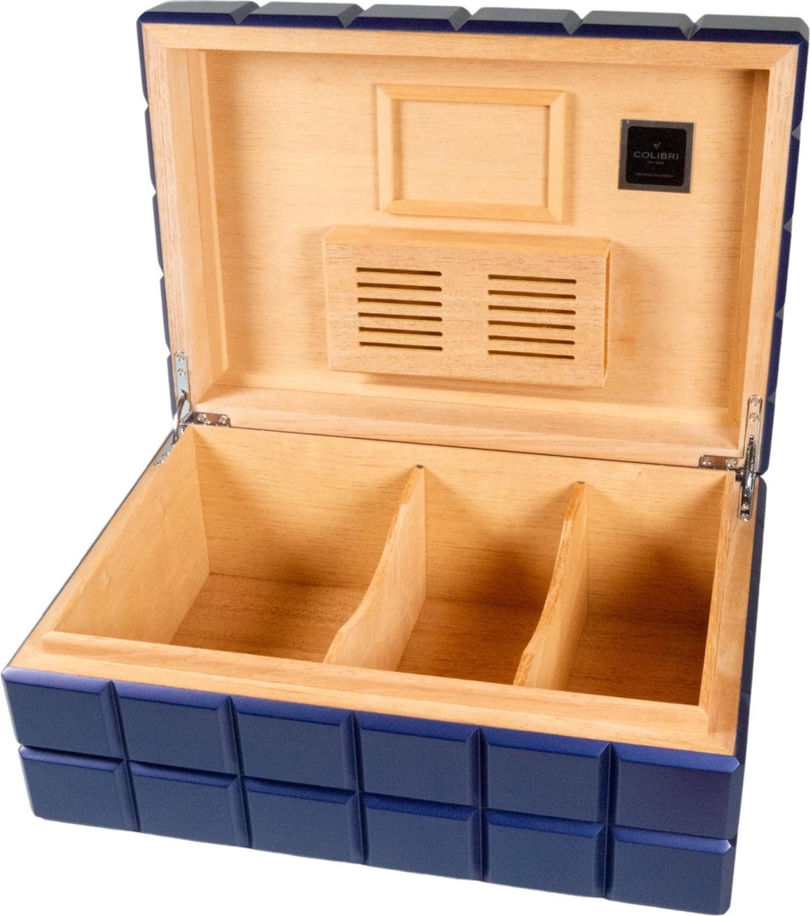 Colibri Quasar Humidor 'Heritage' blau (563464) für ca. 100 Zigarren Detailbild