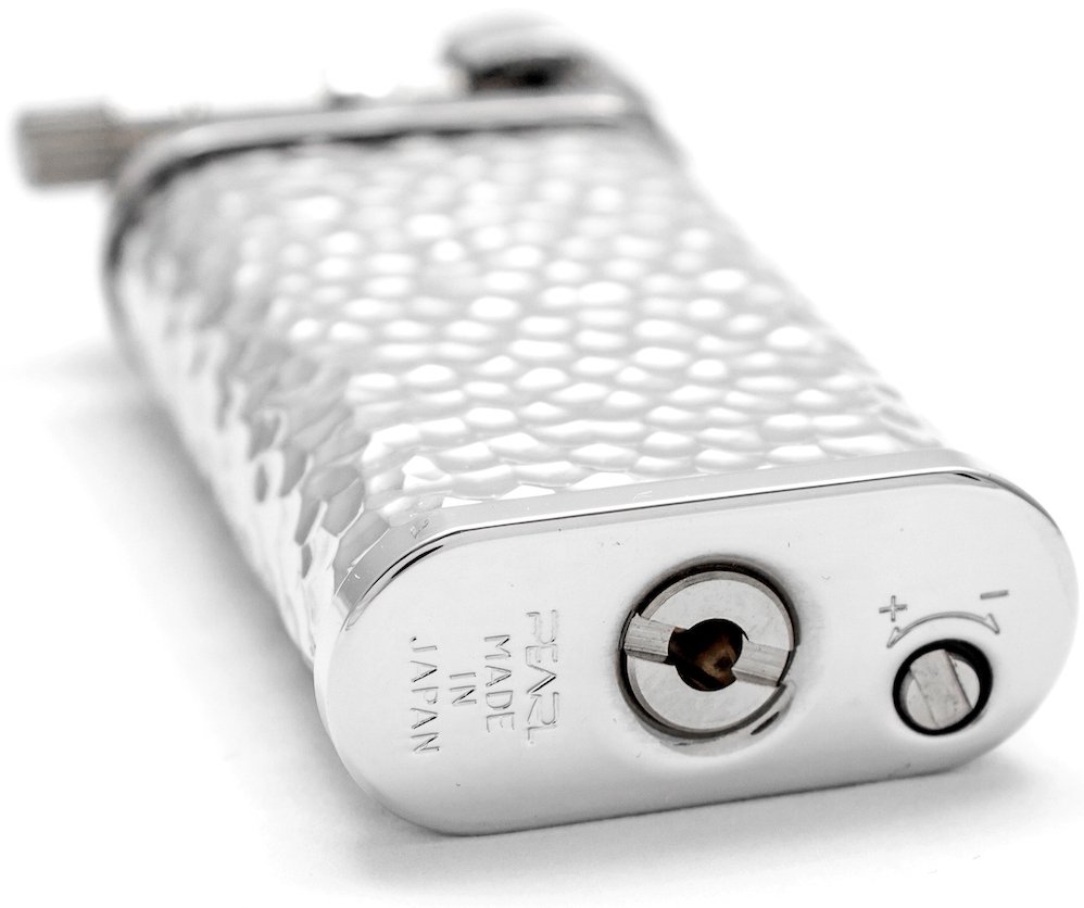 Pearl Pfeifenfeuerzeug Stanley Chrom gehämmert (PE72933-61) Detailbild