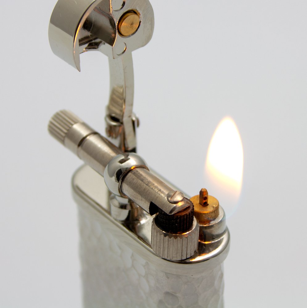 Pearl Pfeifenfeuerzeug Stanley Chrom gehämmert (PE72933-61) Detailbild 2