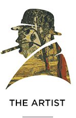 Davidoff Winston Churchill Petit Corona The Artist Logo