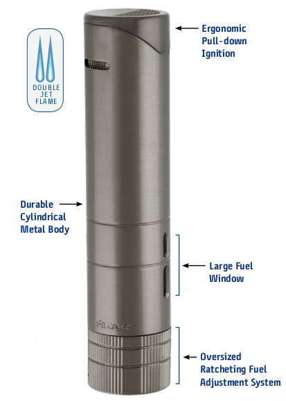 Xikar Turrim (Double Jet) Gunmetal