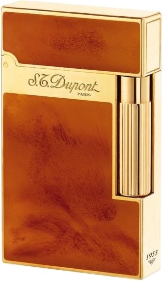 S.T. Dupont Atelier Collection Chinalack hellbraun vergoldet (016128)