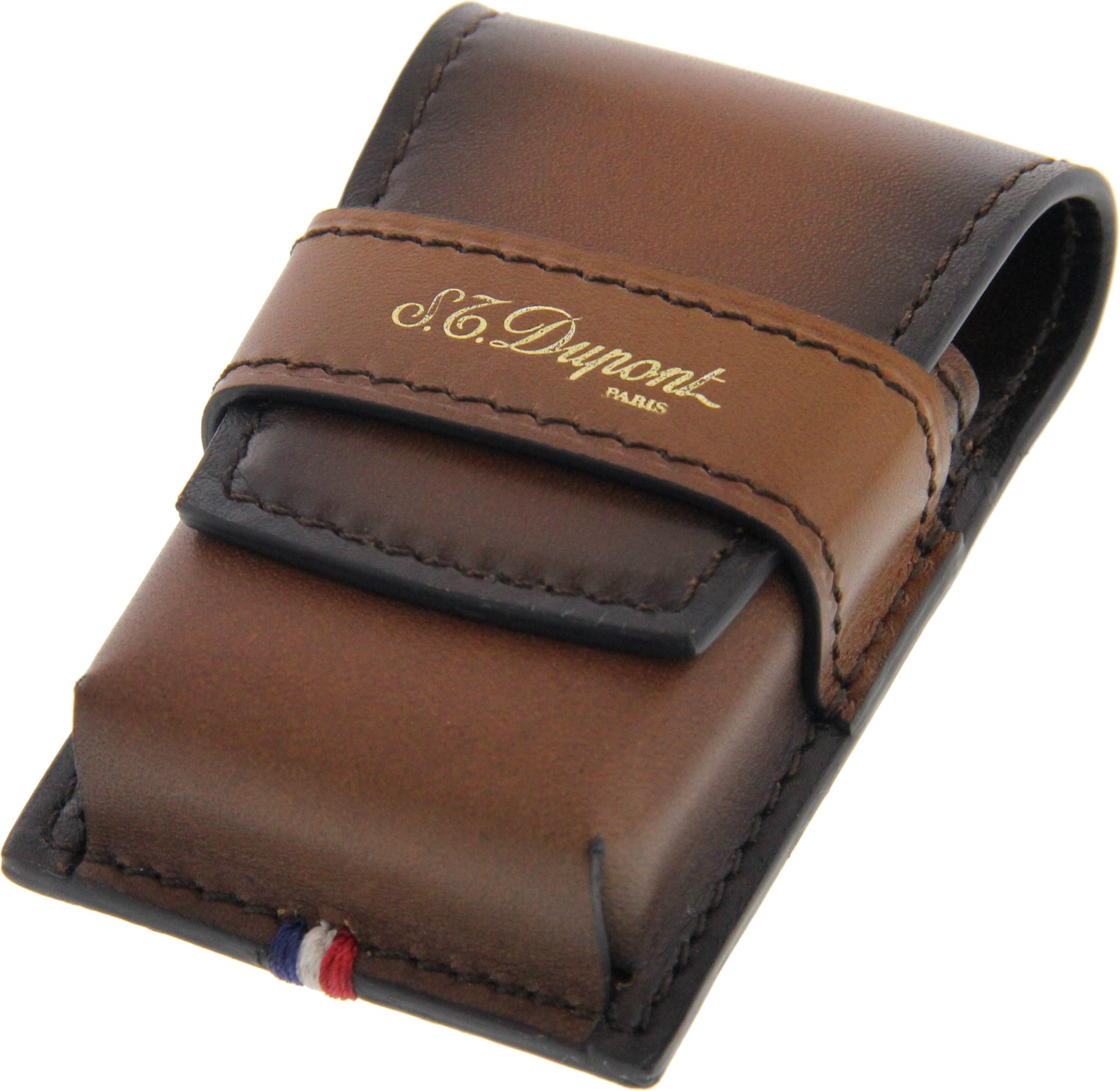 S.T. Dupont Feuerzeugetui marron Dupont Briquet L2 Atelier