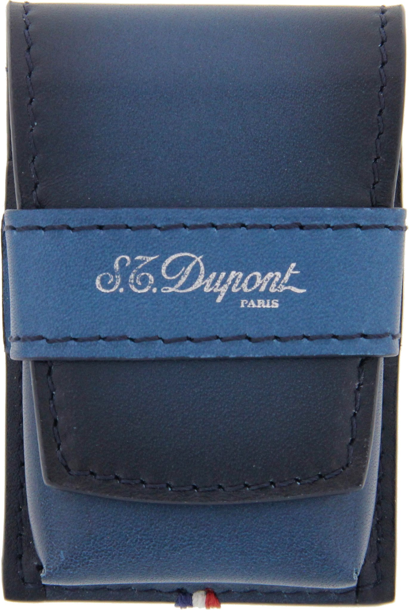 S.T. Dupont Feuerzeugetui Briquet L2 Atelier Bleu (90413) Front