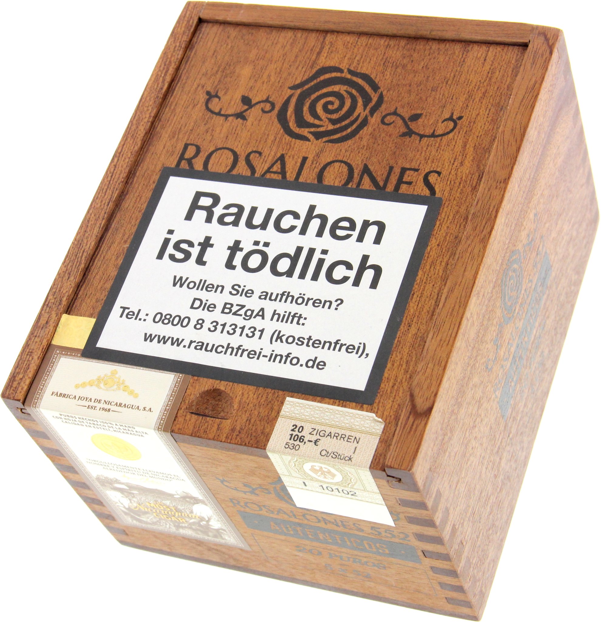 Joya de Nicaragua Rosalones Autenticos 552 Kiste