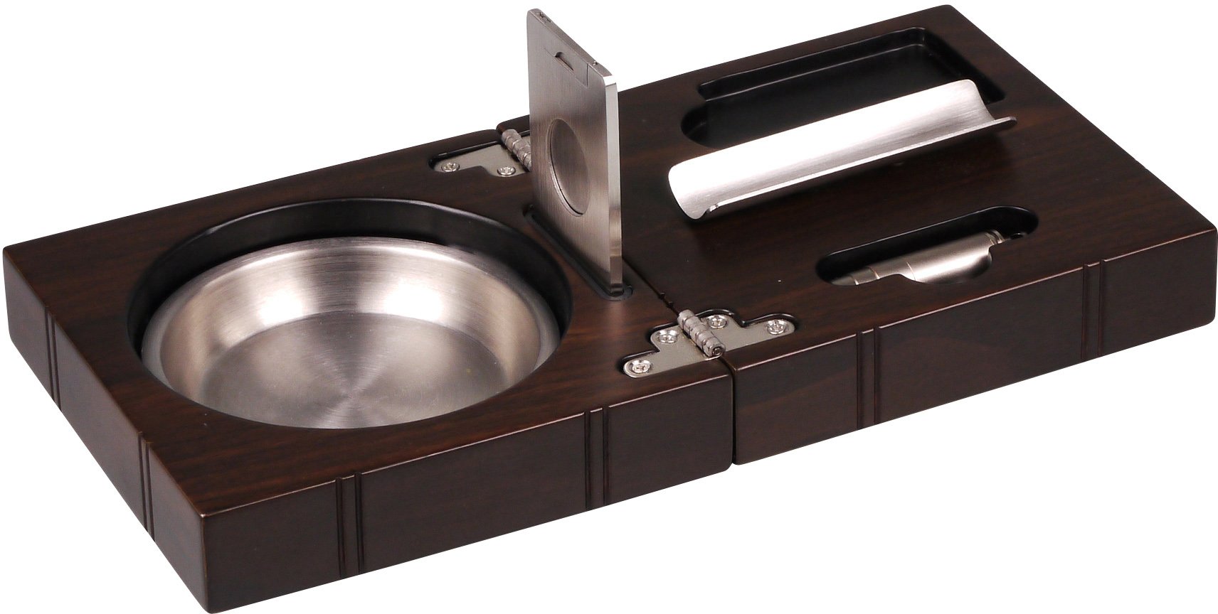 Classic Zigarrenascher schwenkbar walnut finish (524305)