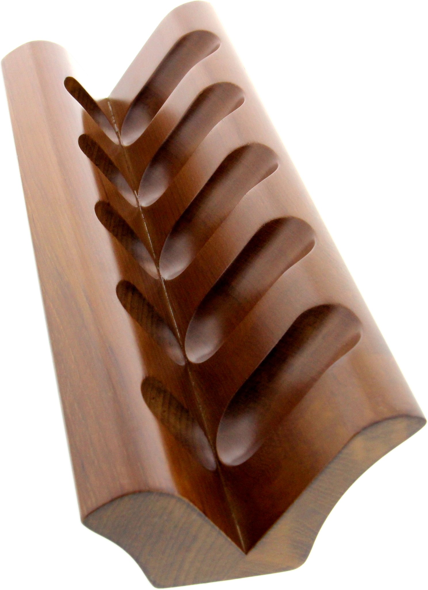 Classic Pfeifenständer 5er Walnuss matt (550415) Detailbild 2