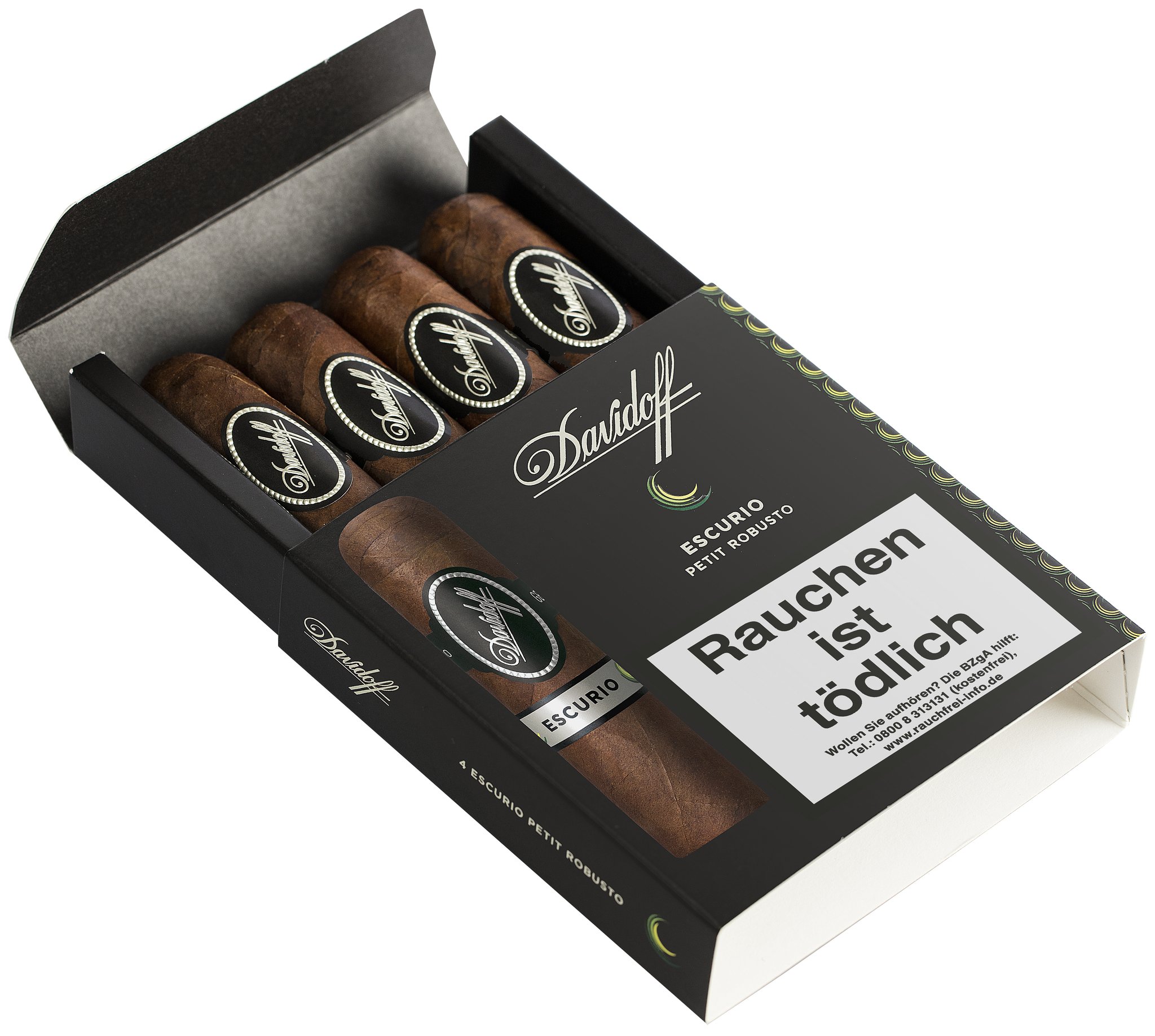 Davidoff Escurio Petit Robusto 4er offen