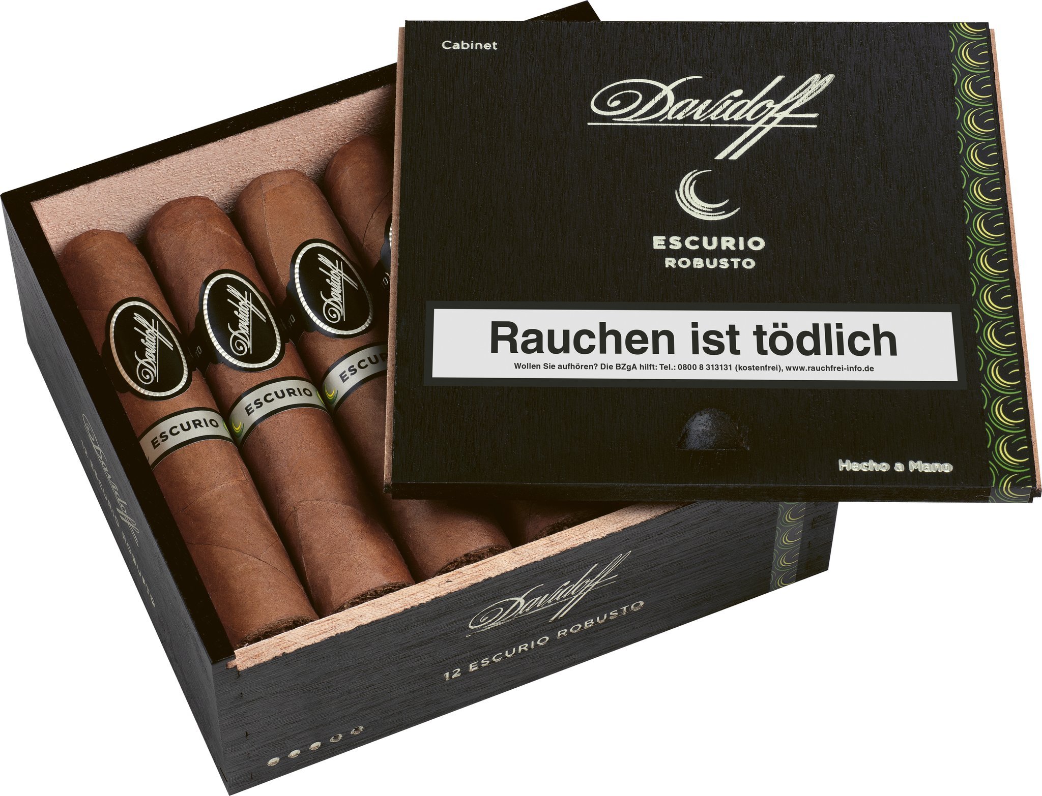 Davidoff Escurio Robusto 12er Kiste Detailbild