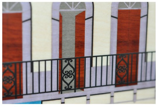 Elie Bleu Casa Cubana Collection Limited edition Humidor für 110 Zigarren Detai