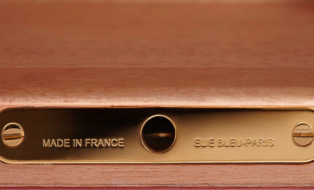 Elie Bleu Casa Cubana Collection Limited edition Humidor für 110 Zigarren Orange Palace Detailbild