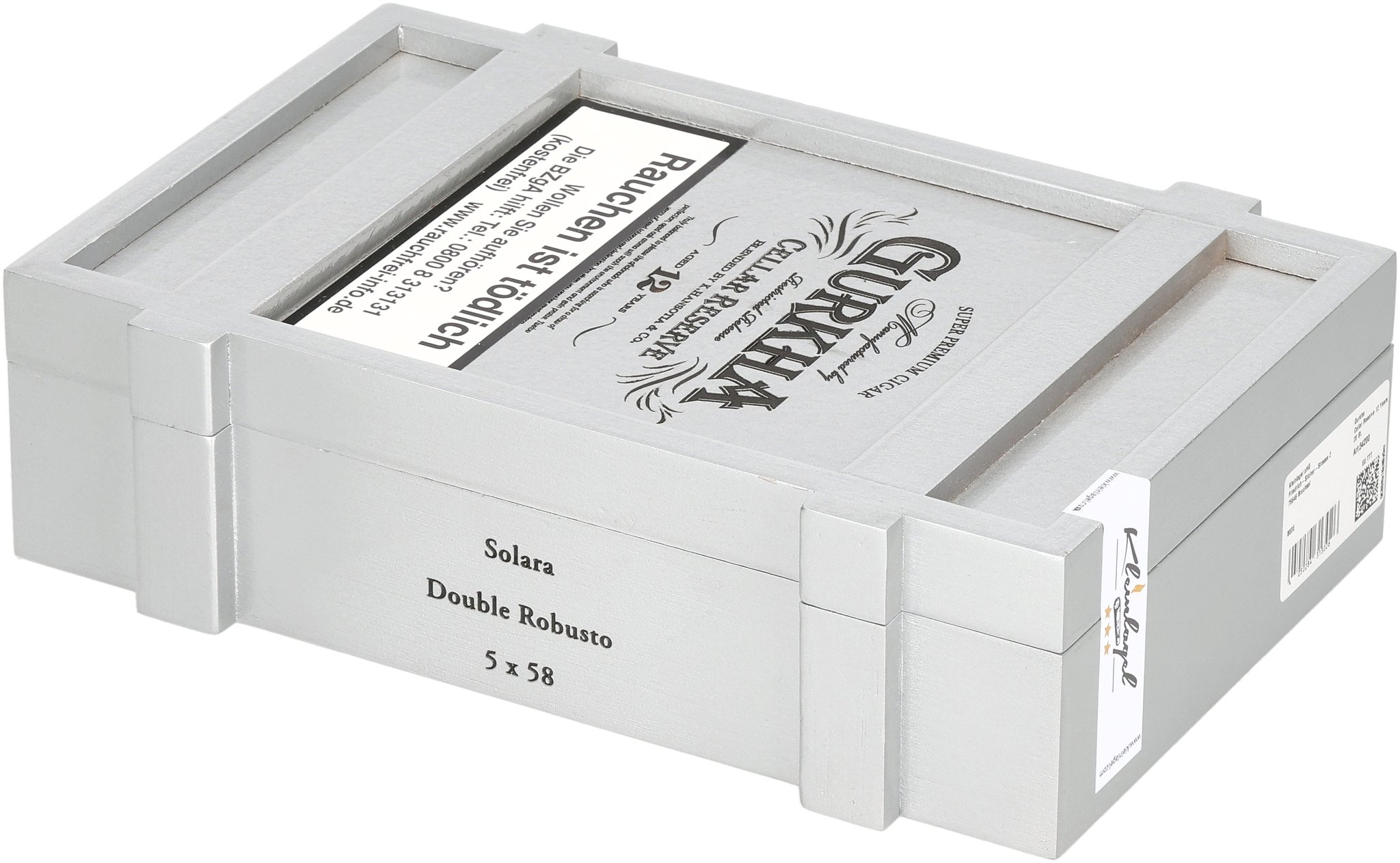 Gurkha Cellar Reserve 12 Years Solara (5x58)_Kiste