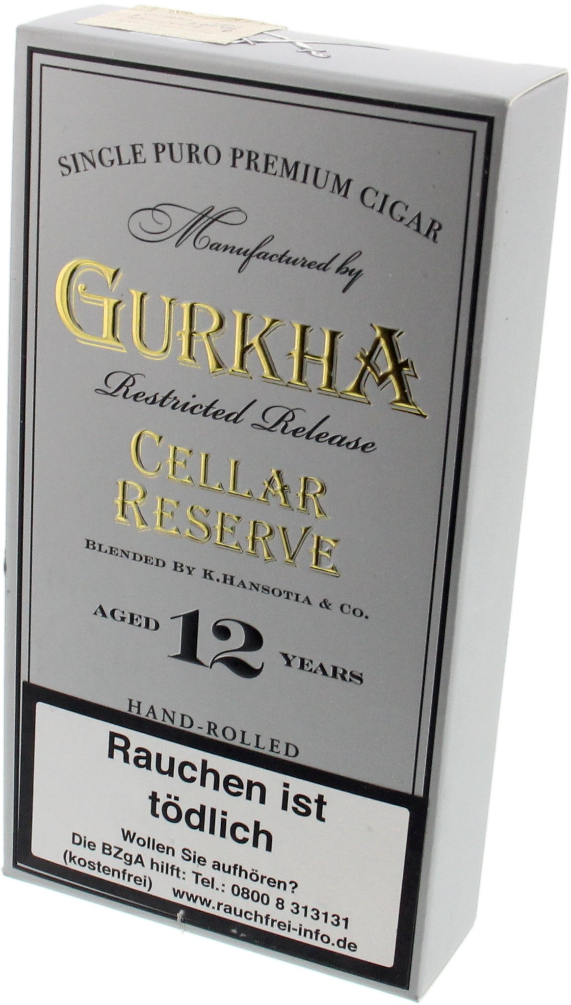 Gurkha Cellar Reserve 12 years Platinum Hedonism Tubo 3er
