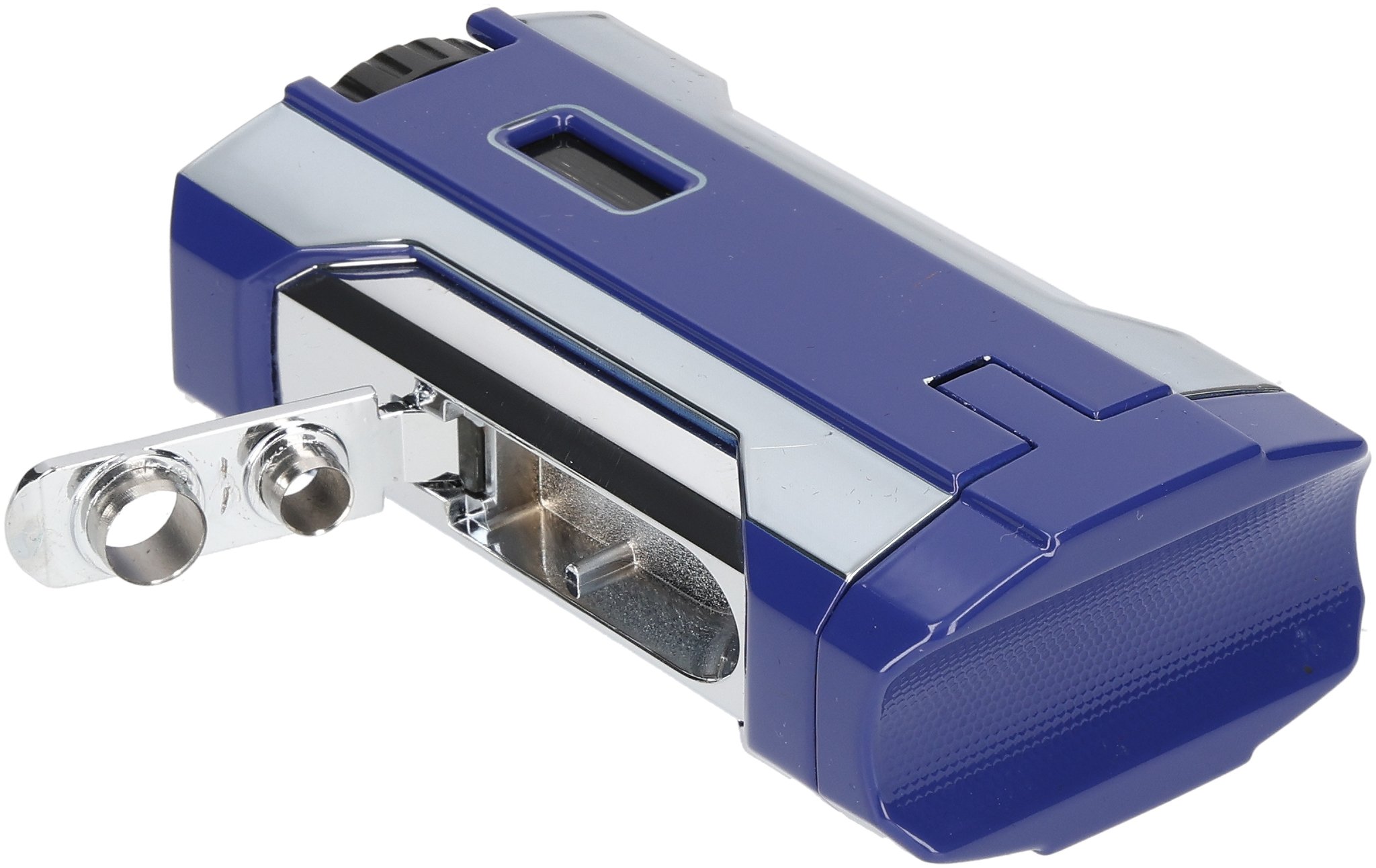 Premium 4er Jet Blau/Chrom 05