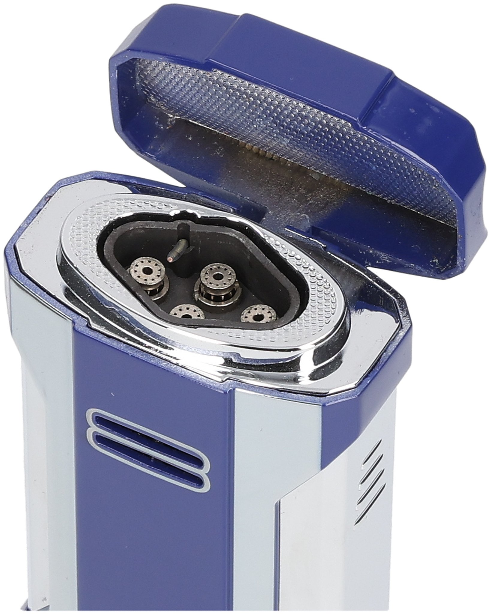 Premium 4er Jet Blau/Chrom 06