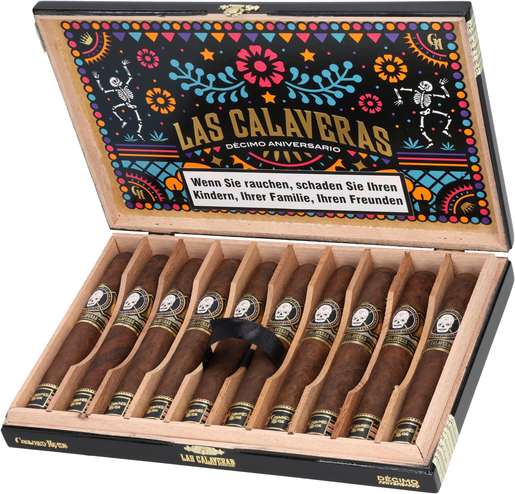 Decimo Aniversario Kiste offen