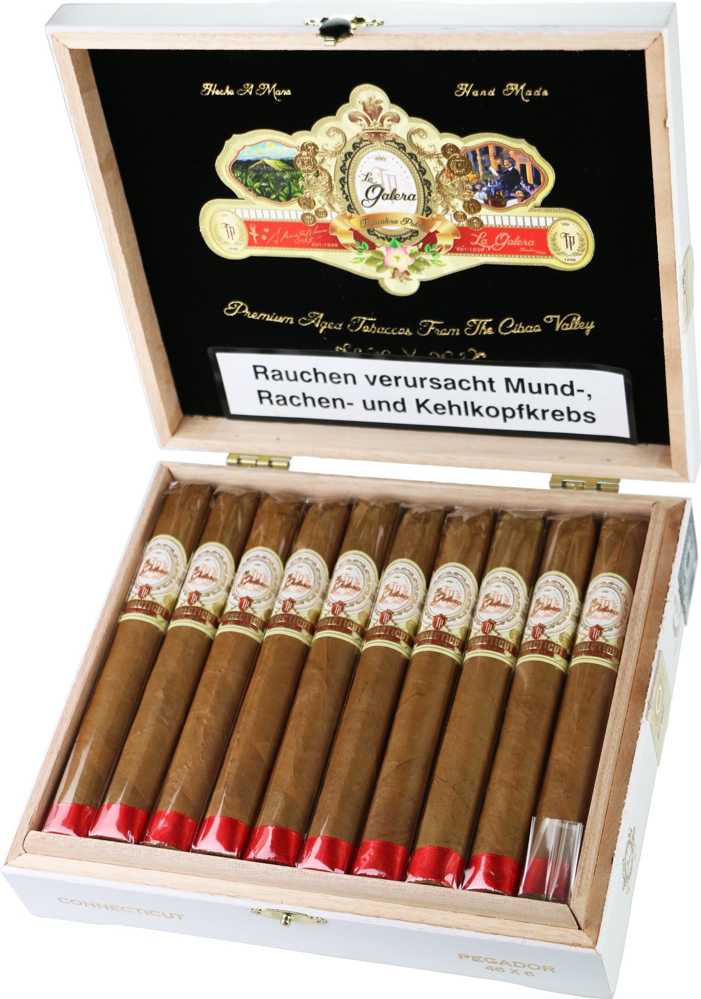 Pegador (Corona Gorda) Kiste offen