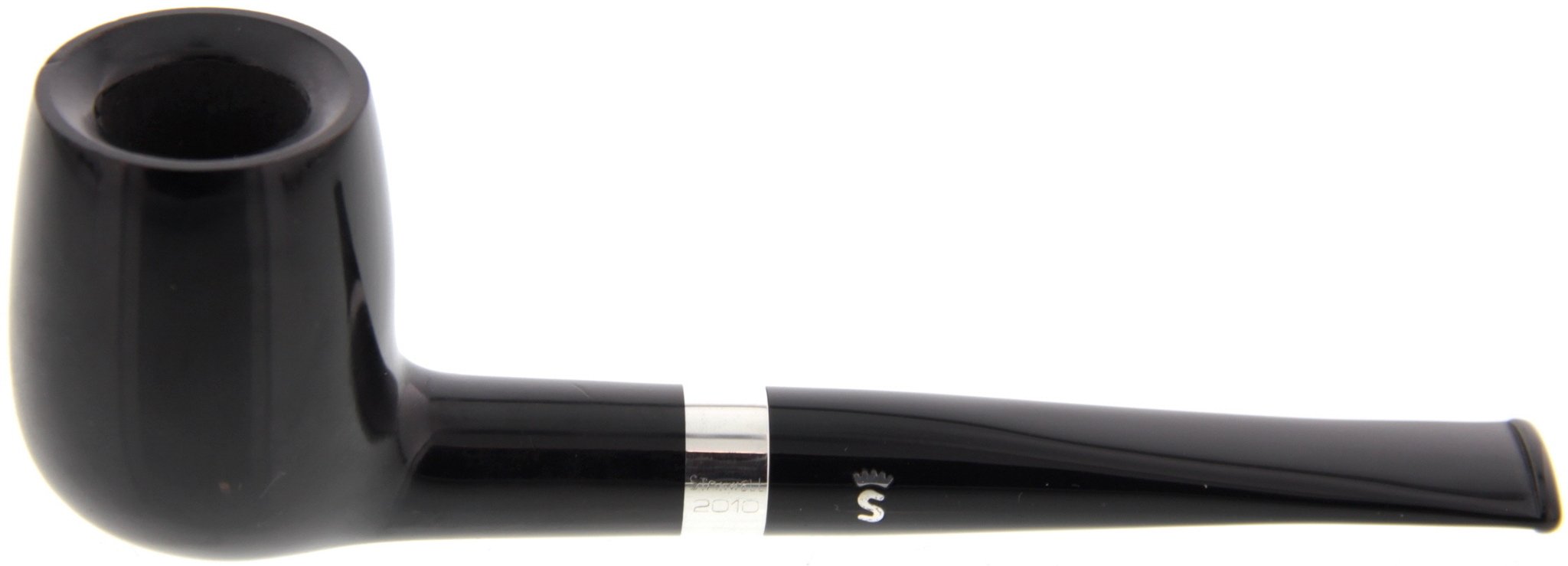 Stanwell Jahrespfeifen (NOS - Made in Denmark) 2010 glatt schwarz (interne Nr. 48)