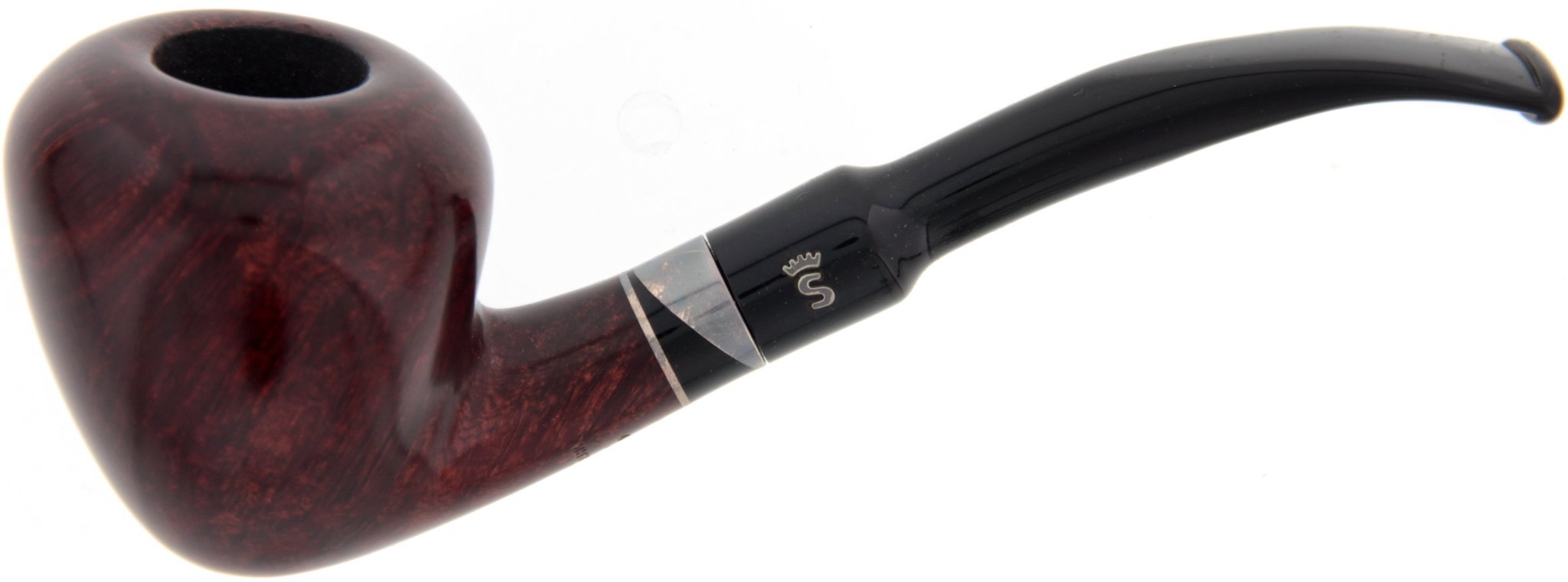 Stanwell Einzelstücke (NOS - Made in Denmark) Black'n Silver Shape 30 OHNE Filter (interne Nr.