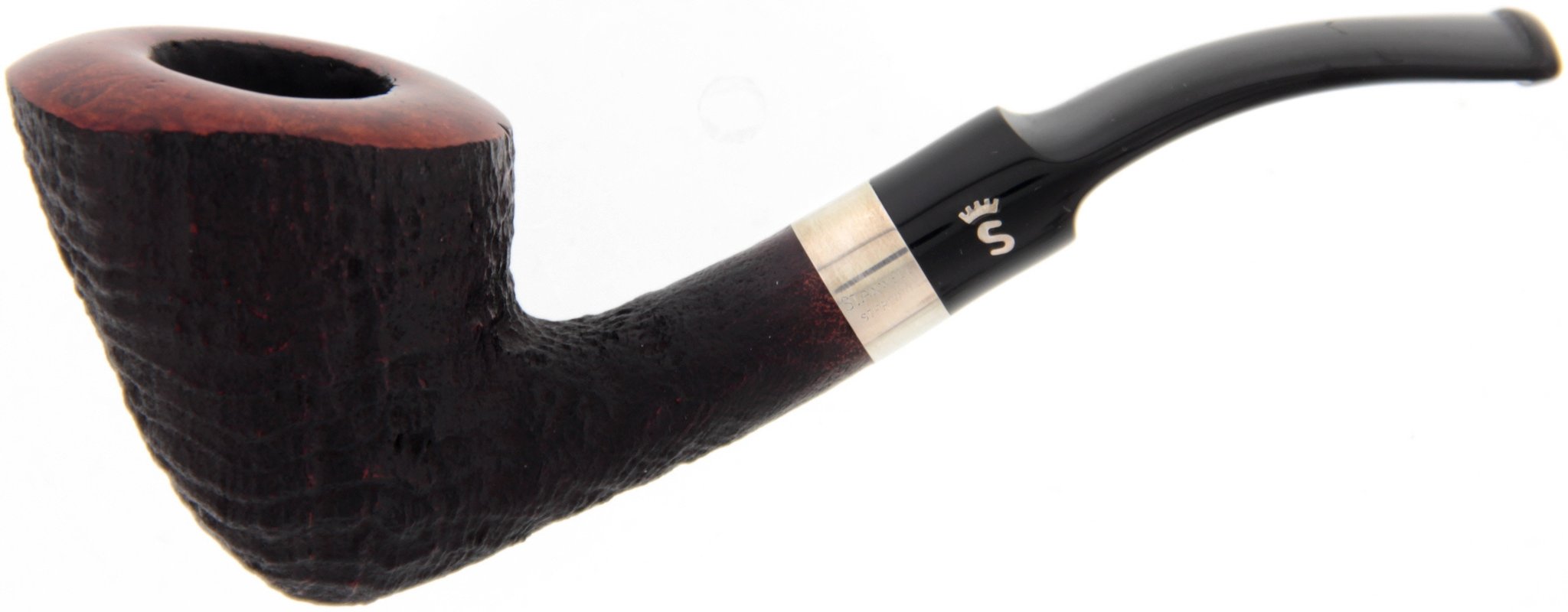 Stanwell Einzelstücke (NOS - Made in Denmark) Sterling (ohne Stempel) Sand Shape 19 OHNE Filter (in