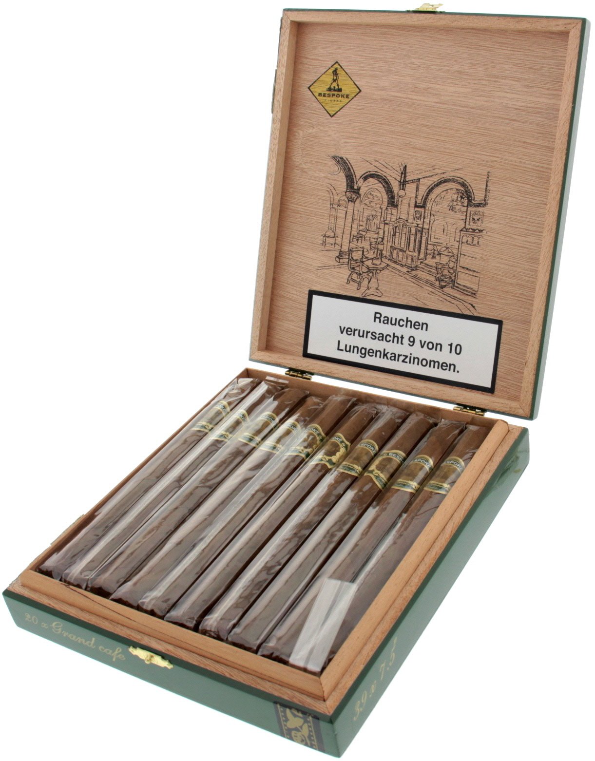 Bespoke Traditional Line Grand cafe 20er Kiste offen