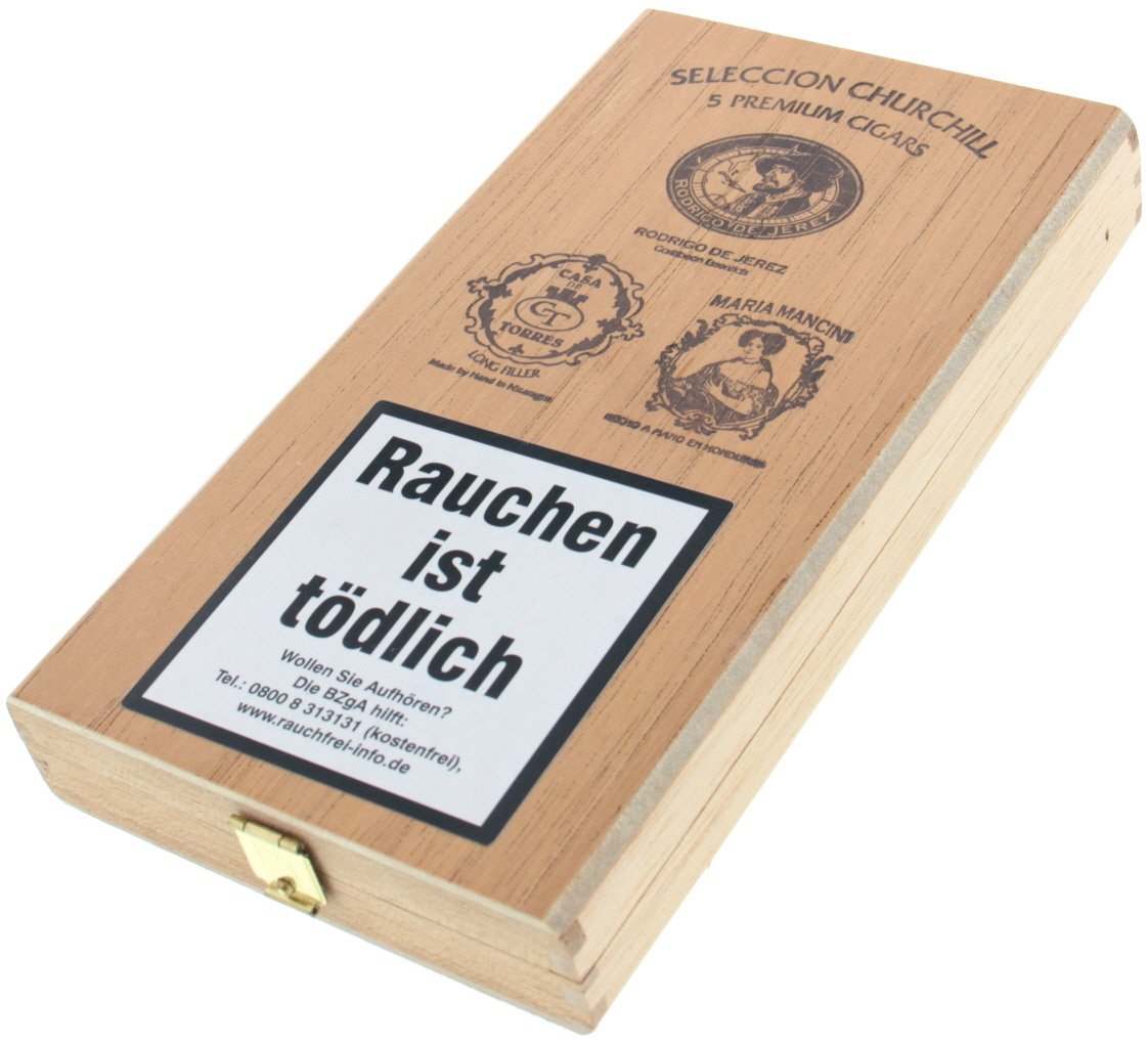 Rodrigo de Jerez Sampler Seleccion Churchill 5 Premium Cigars