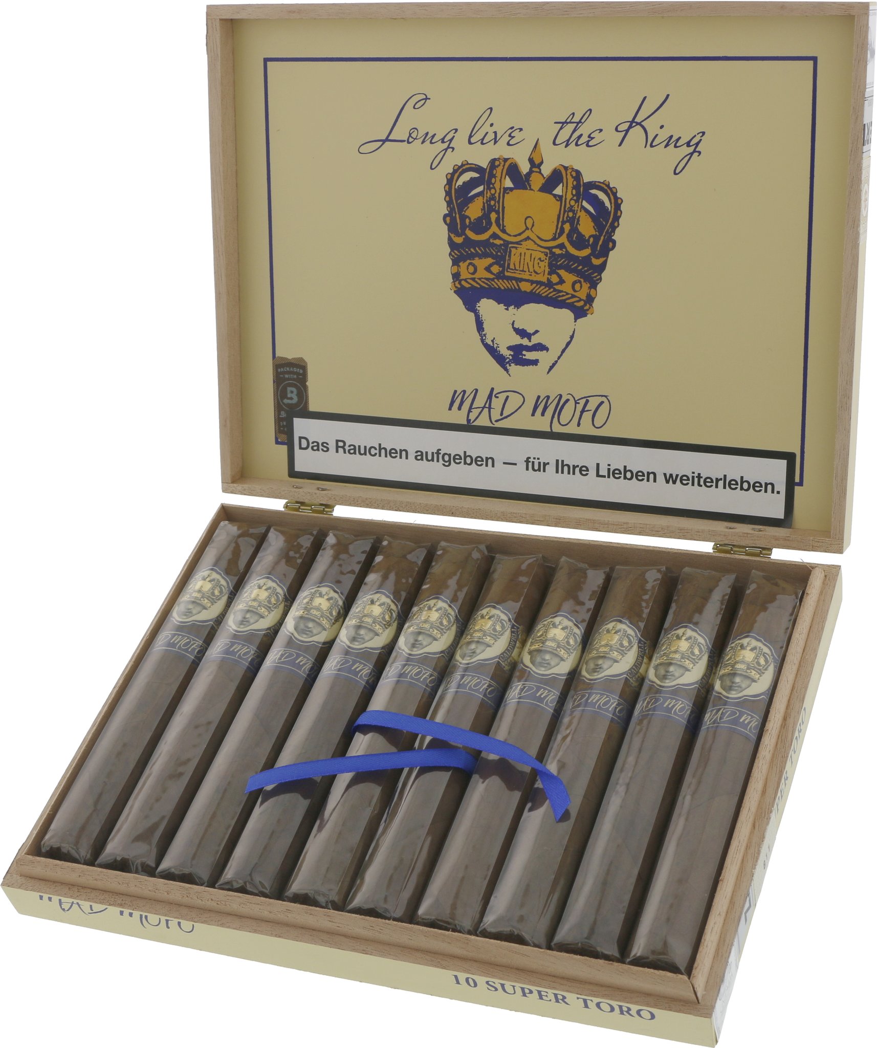 Caldwell Long Live the King MAD MOFO (Super Toro Maduro) Kiste offen