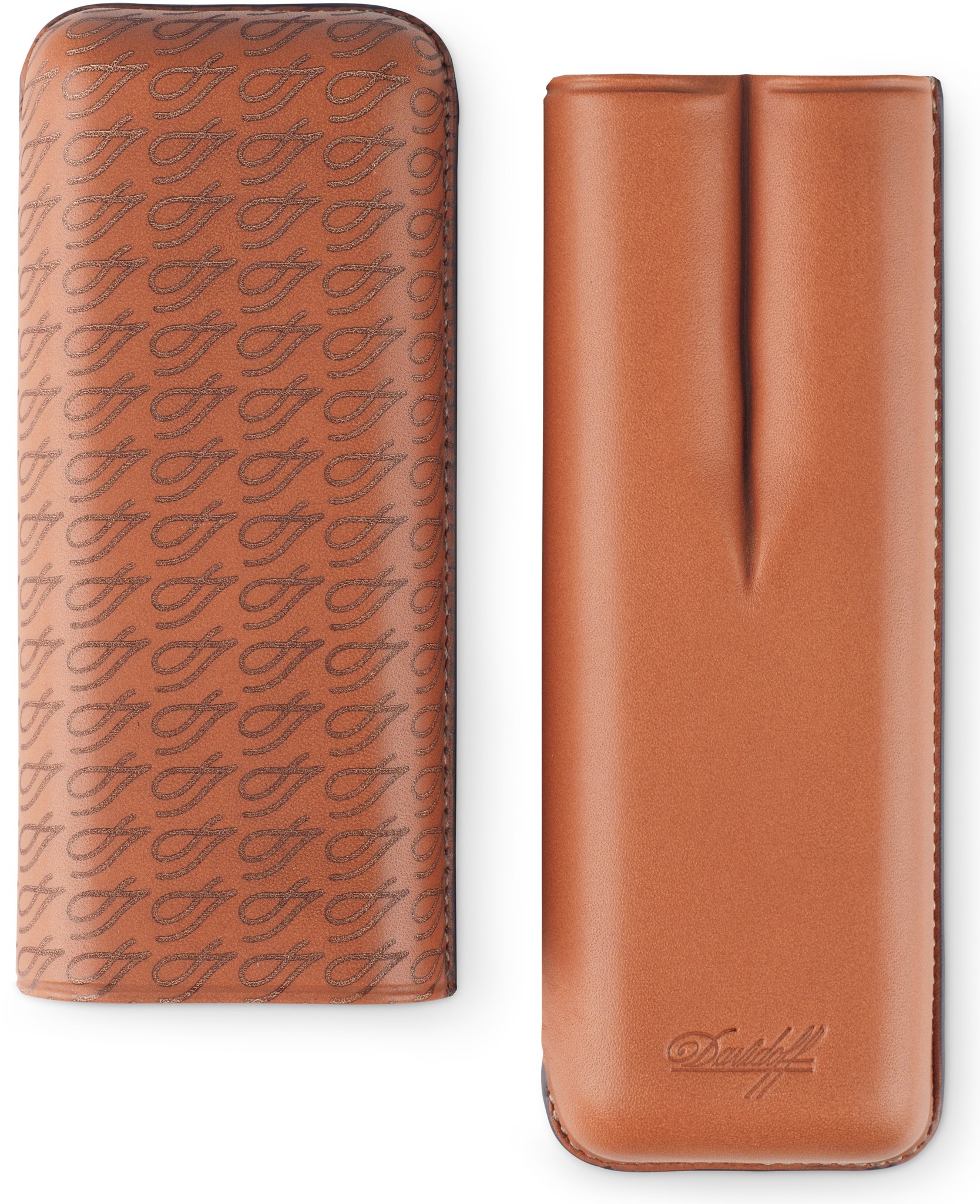 Davidoff Kalbsleder Zigarrenetui Year of the Rat Edition XL 2 (116216) offen