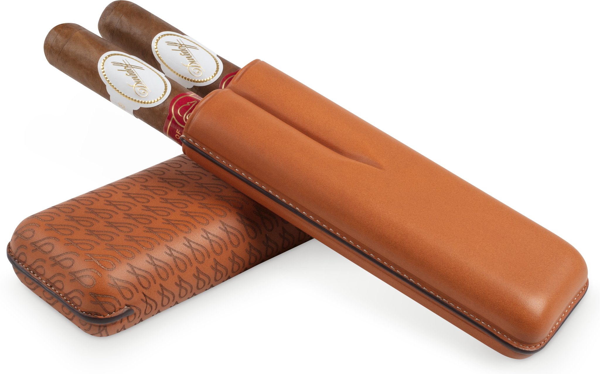Davidoff Kalbsleder Zigarrenetui Year of the Rat Edition XL 2 (116216) offen Detailbild 2