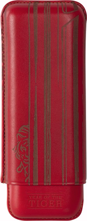 Davidoff Kalbsleder Zigarrenetui Year of the Tiger Edition XL 2 rot (119495)