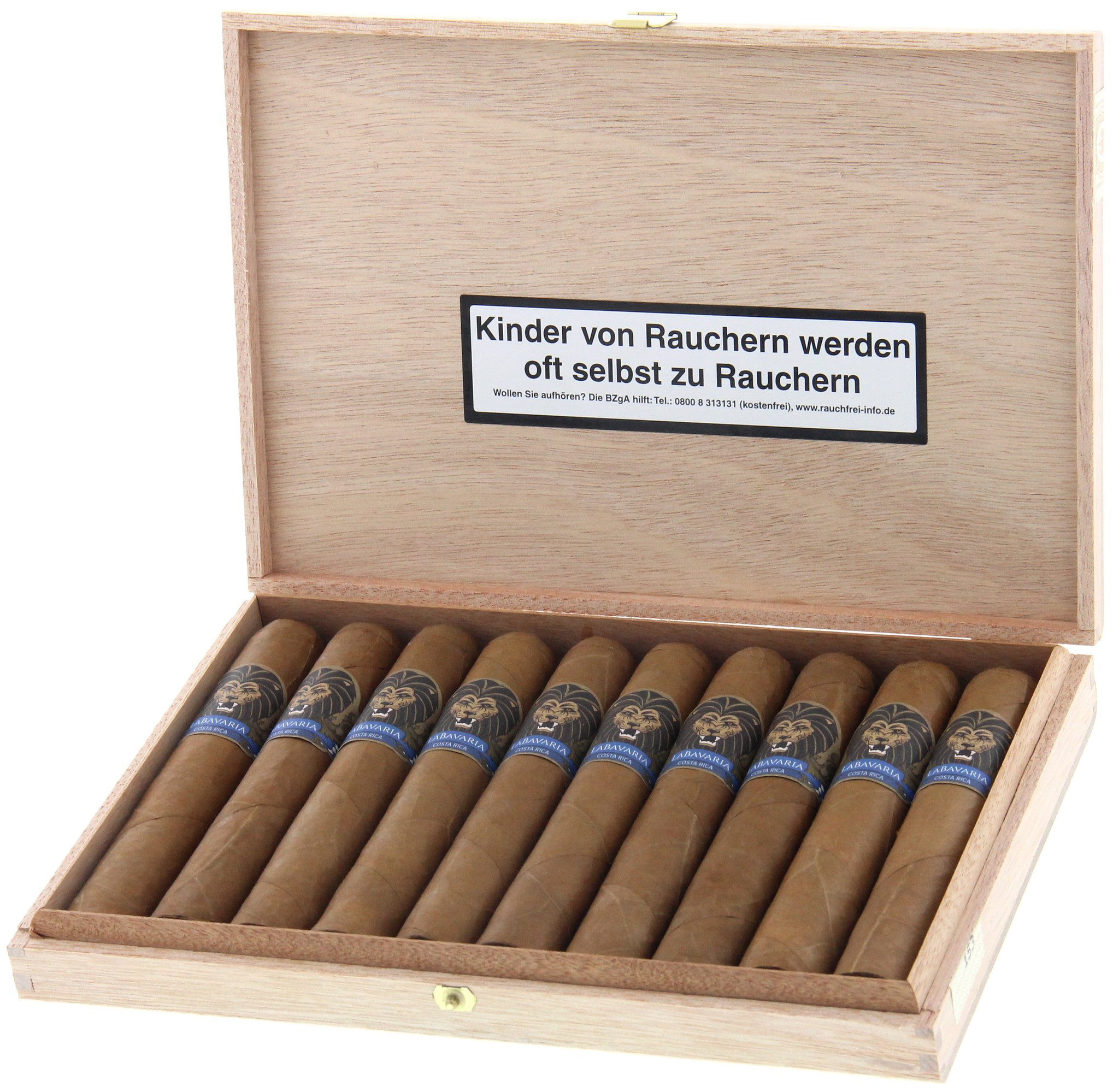 La Bavaria Die Bayerische Zigarre Toro (aus der Holzkiste) 10er offen