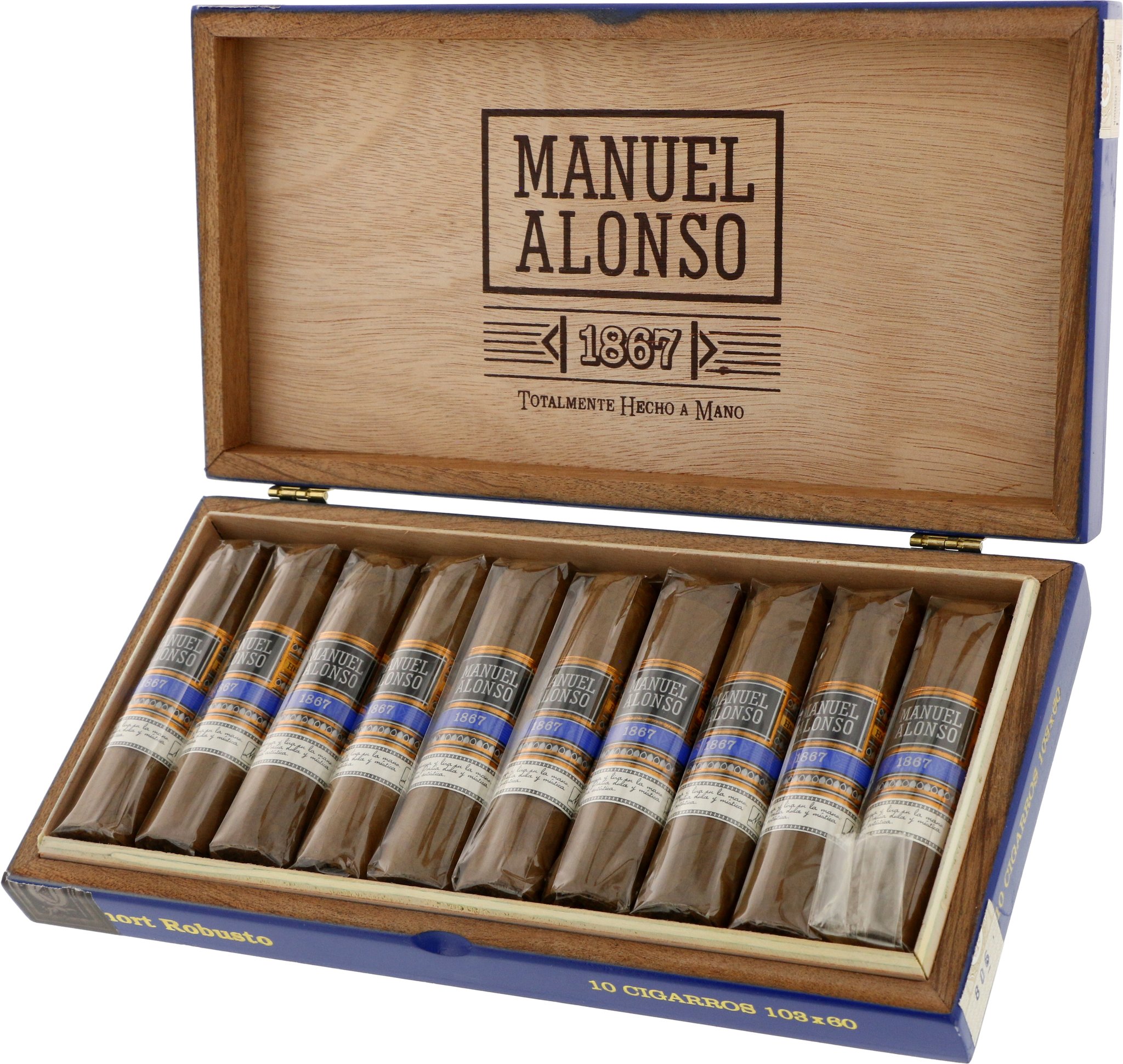 Alonso 1867 Short Robusto Kiste offen