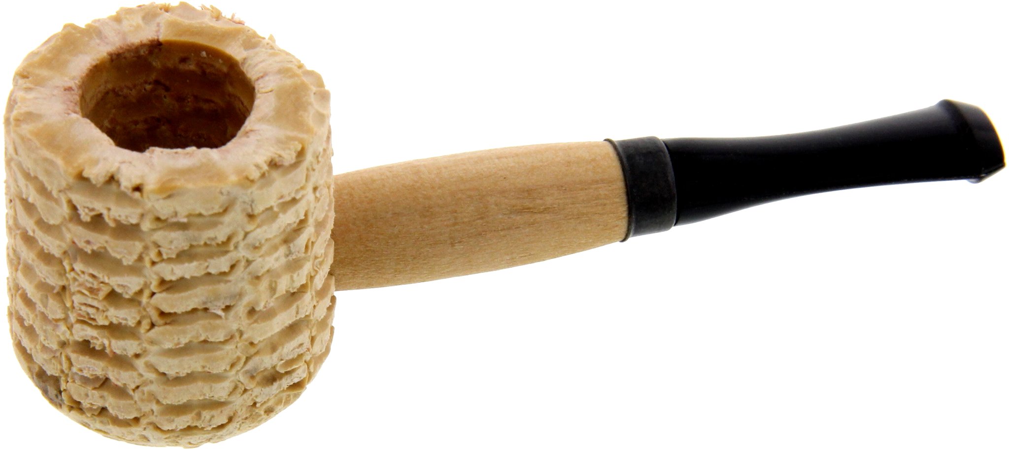 Missouri Meerschaum Corn Cob Miniature Natural BLACK (ohne Filter)
