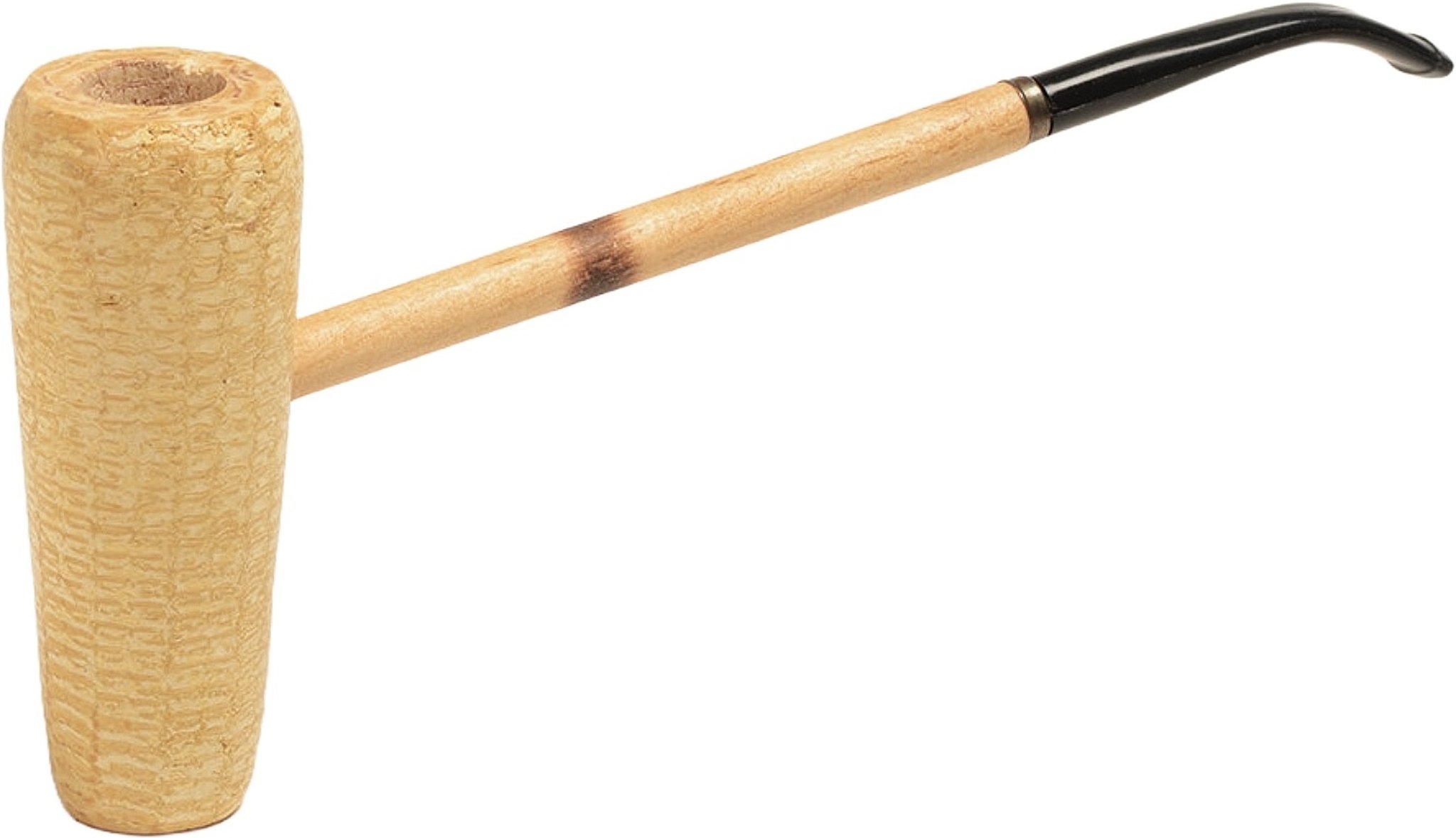 Missouri Meerschaum Corn Cob MacArthur Five Star BENT (ohne Filter)