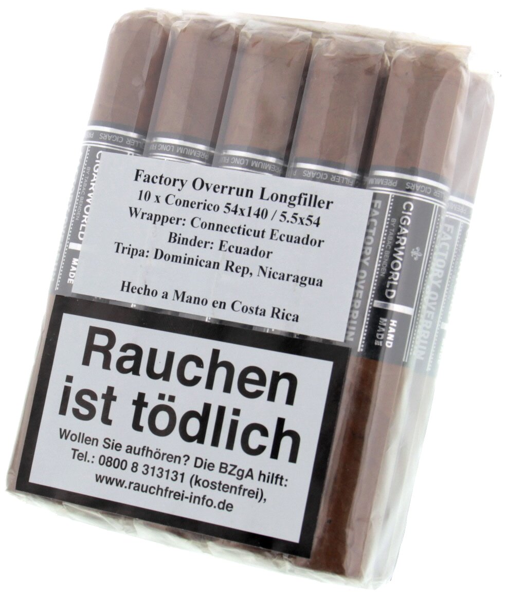 Factory Overrun Costa Rica Conerico 5,5x54 (Toro Gordo) Bundle