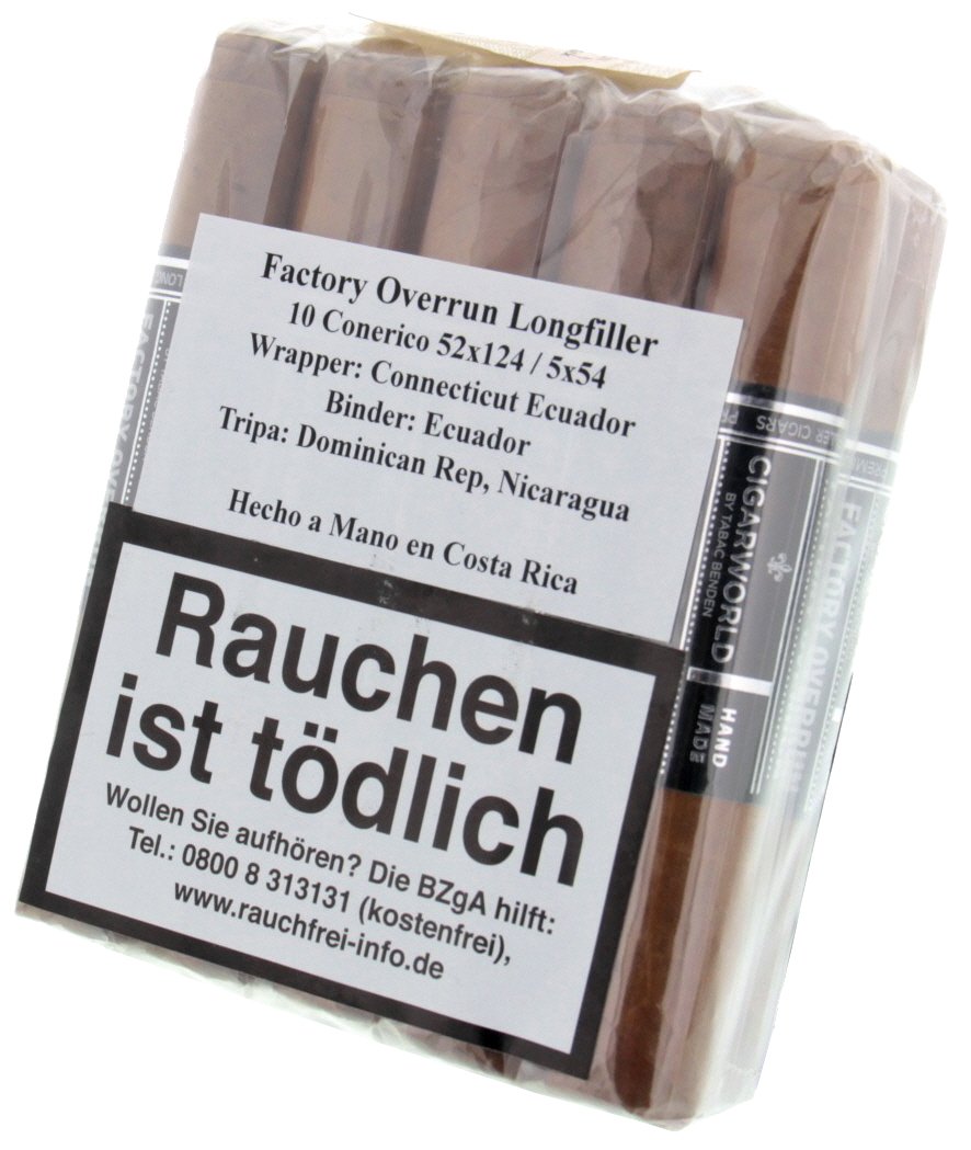 Factory Overrun Costa Rica Conerico 5x54 (Robusto Extra) Bundle