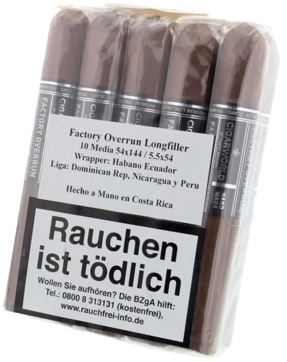 Factory Overrun Costa Rica Media 5,5x54 (Toro Gordo) Bundle