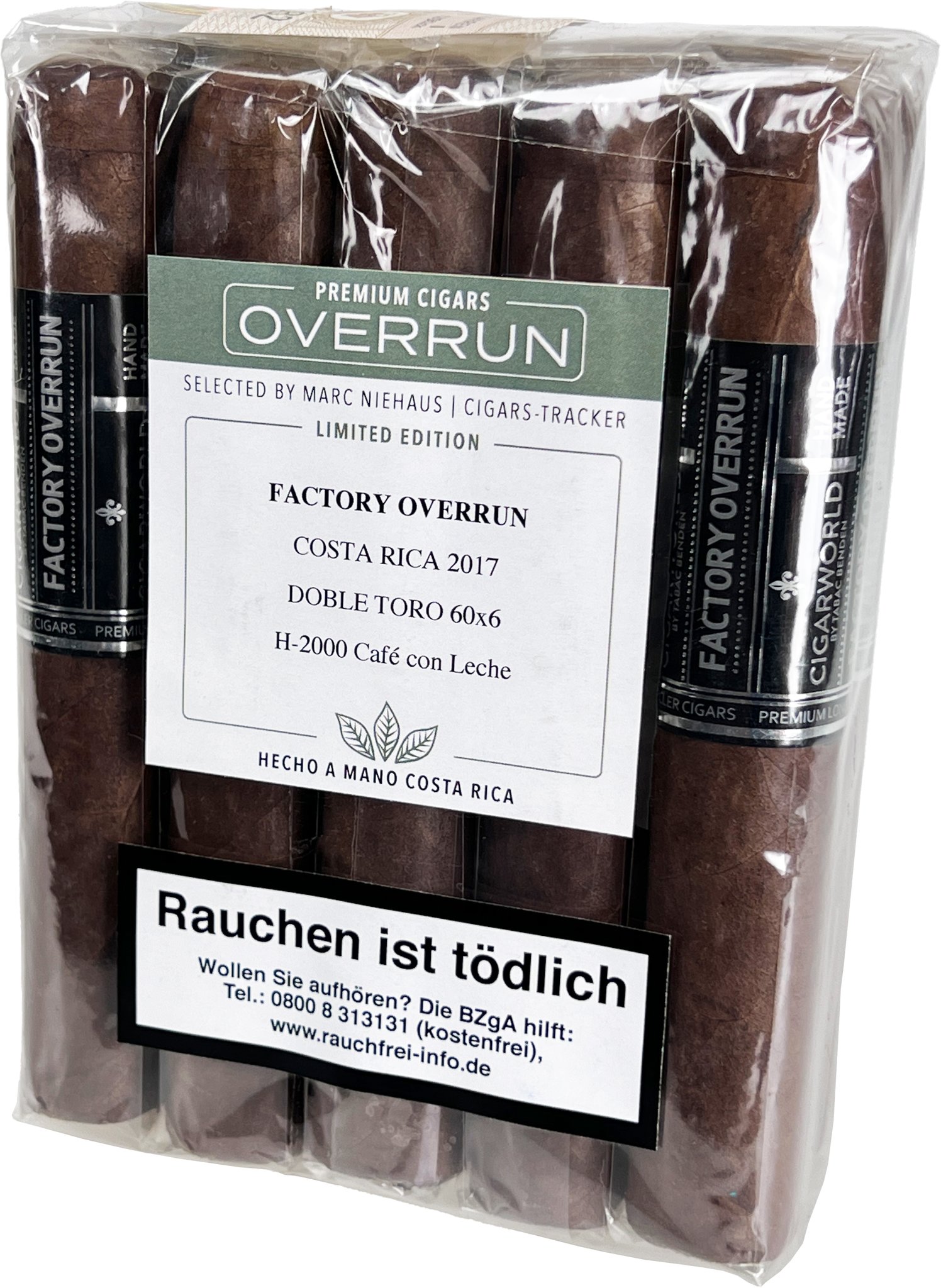 Factory Overrun Costa Rica Double Toro 6x60 2017 Bundle