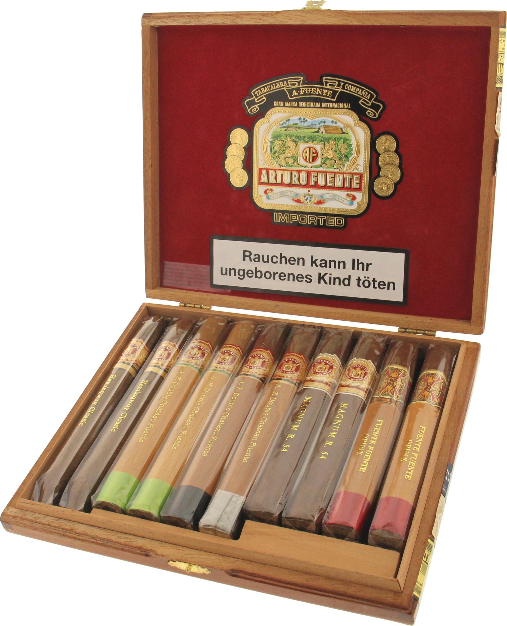 Arturo Fuente Sampler Holiday Collection 2015 offen
