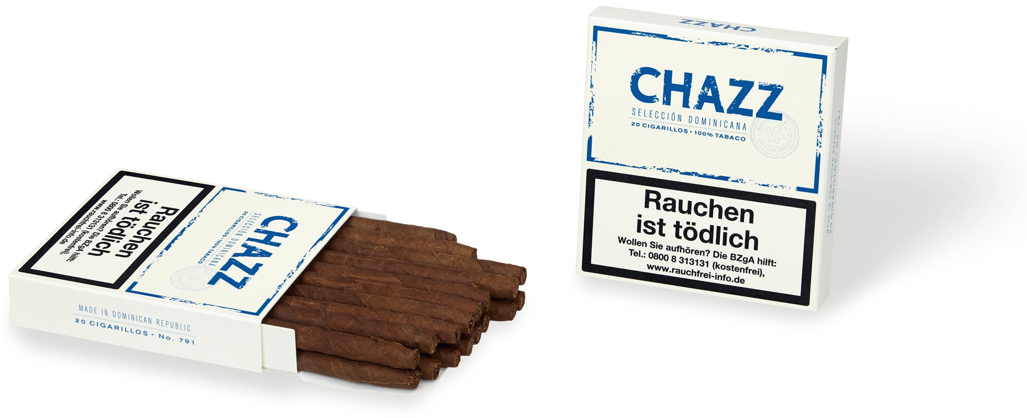 Chazz Seleccion Dominicana Cigarillos No.791 (20er Pack) Detailbild