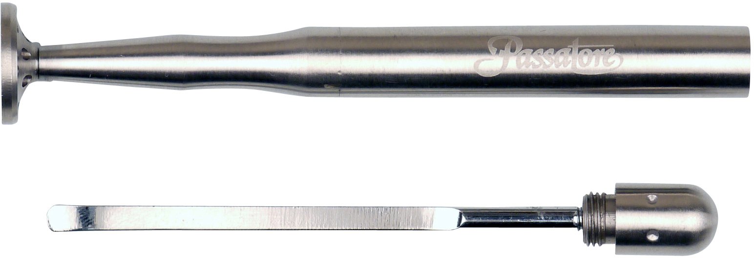 Passatore Pfeifenbesteck Edelstahl matt mit Dorn Pfeifenstopfer (492061) Detailbild 2