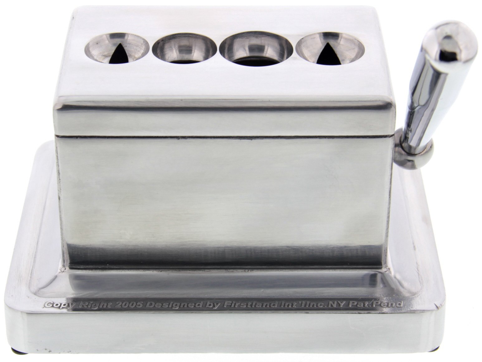 Classic Tisch-Zigarrenabschneider Edelstahl (593721) Frontansicht