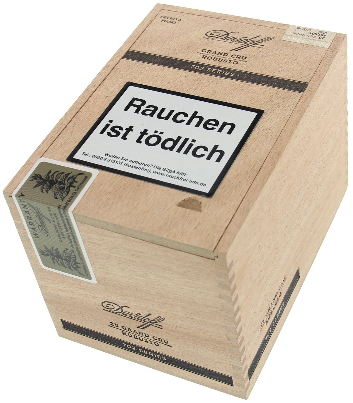 Davidoff 702 Series Grand Cru Robusto 25er