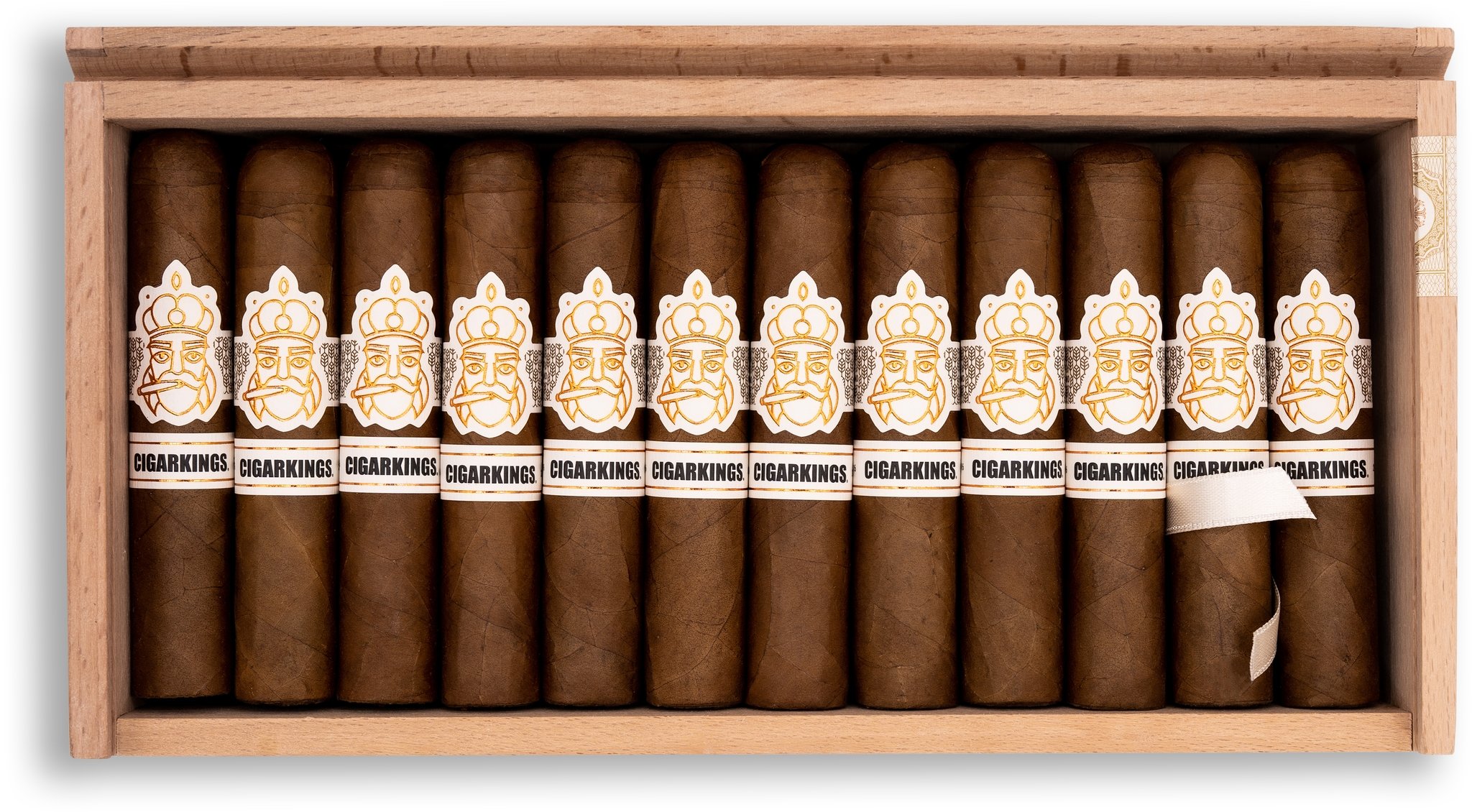 Cigarkings Petit Robusto Sun Grown Kiste offen